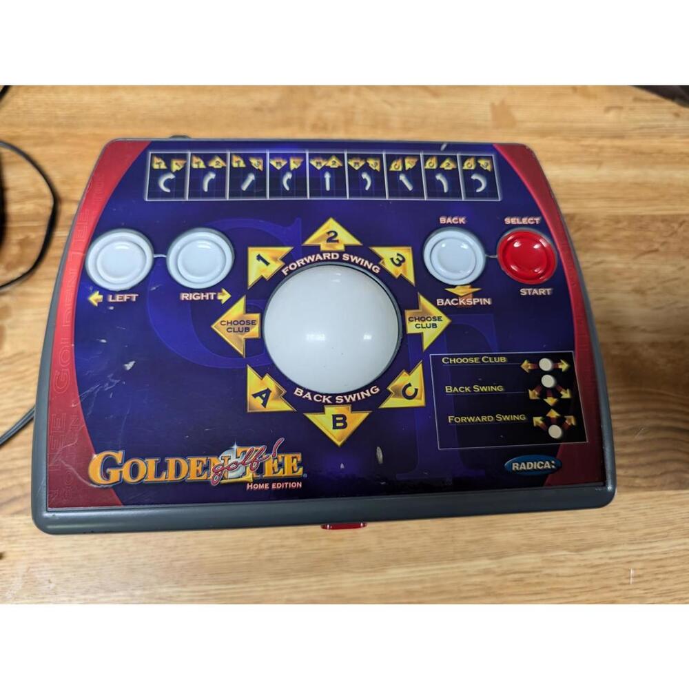 Radica Gold Tee Golf Arcade Game Console